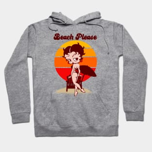 BETTY BOOP - BEACH PLEASE Hoodie